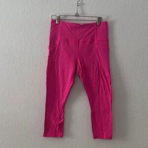 Athleta Vibrant Pink Leggings